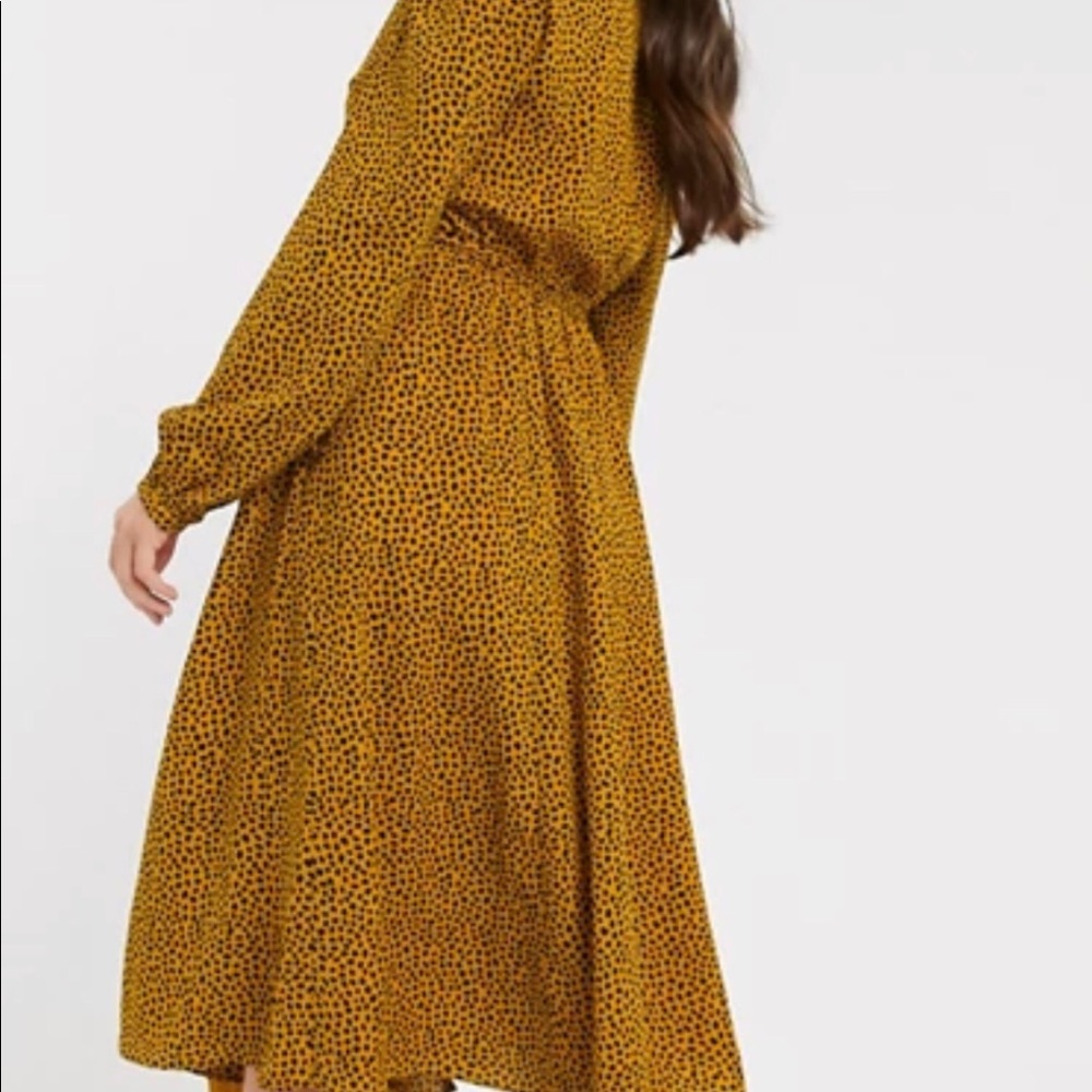 New Glamorous black & Gold Shirt Dress